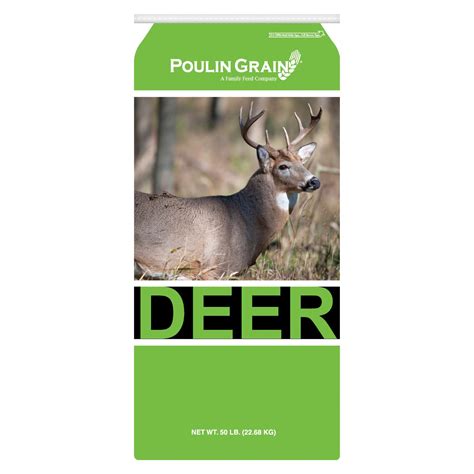 POULIN GRAIN DEER Textured Deer Feed, 50 lb