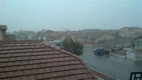 Snowing Finally in Hesperia, CA! - Rantlets