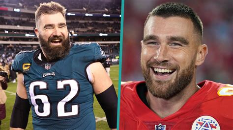 Travis Kelce & Brother Jason Kelce Make Super Bowl History As First Brothers To Face Off In The ...