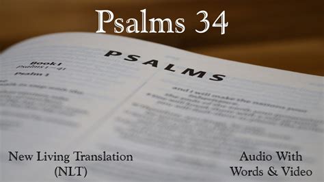 Psalms 34 - New Living Translation (NLT) Audio Bible. - YouTube