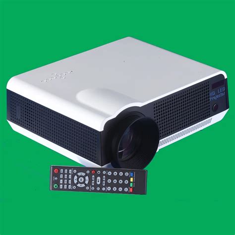 LED Multimedia HD Projector LCD Home Theater Cinema 1080p TV AV 2*USB 2*HDMI VGA PR PB RJ45-in ...