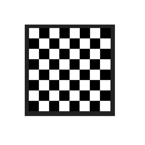 isolated black and white chess board clipart on transparent background ...