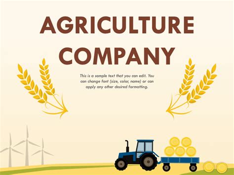 Agriculture Powerpoint Template