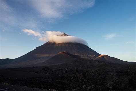 Cape Verde, Island Fogo, Nationalpark Fogo, Village Cha,landscape, Active Vulcano, Lavafields ...