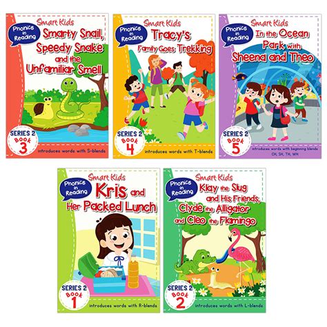 Learning is Fun. SMART KIDS PHONICS IN READING BOOK SERIES 2 BOOK 1 TO 5