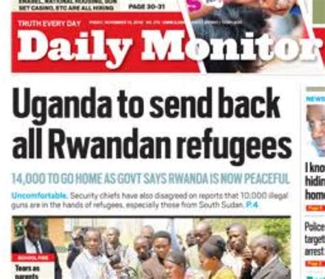 Uganda- Rwanda Tension Escalates As Kagame Bans Daily Monitor Newspaper - The Spy