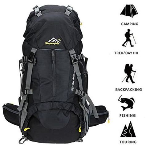 45L/50L Waterproof Backpack with Rain Cover