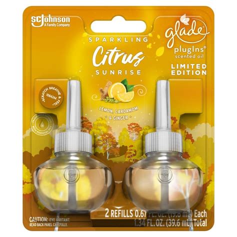 Glade plugIns 2-Pack Sparkling Citrus Sunrise Plug-In Air Freshener in the Air Fresheners ...