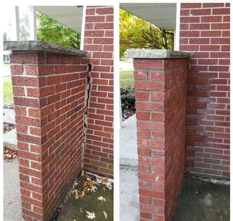 Tuckpointing Examples - CORNERSTONE custom brick