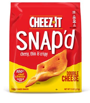 Cheez-It® Snap'd® Double Cheese Crackers