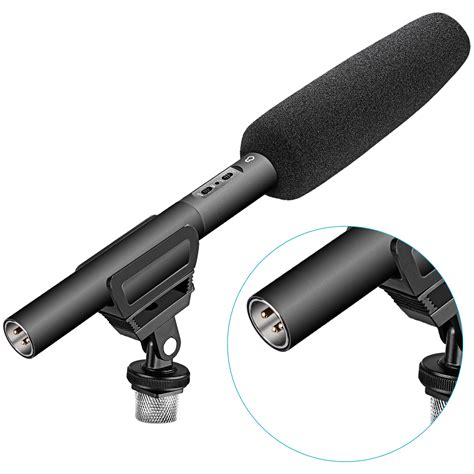 Neewer Mono Condenser Shotgun Microphone Interview Mic (NW-4600 ...