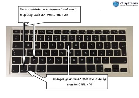 Keyboard shortcuts! Use the undo and redo command! - CF Systems