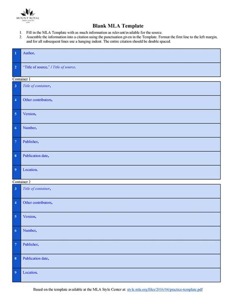 38 Free MLA Format Templates (+MLA Essay Format) ᐅ TemplateLab