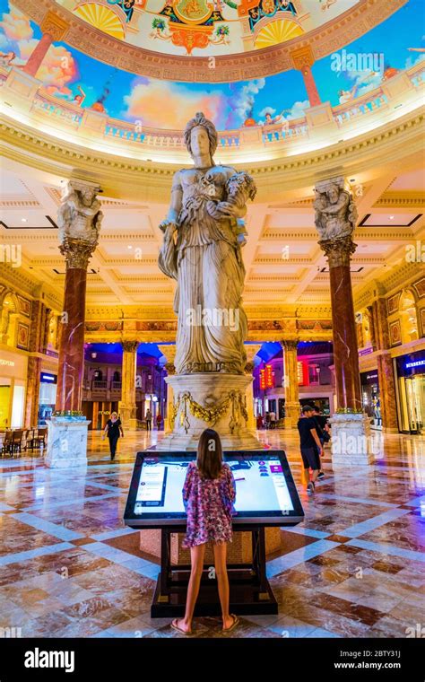 Interior of Caesars Palace Hotel and Casino, Las Vegas, Nevada, United States of America, North ...