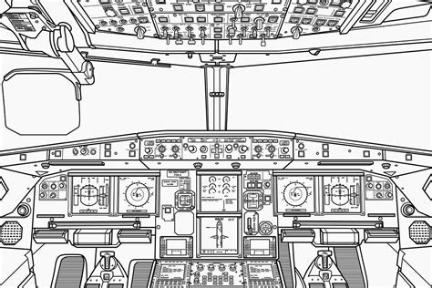 Airbus A320 cockpit :: Behance