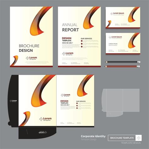 Corporate Business Design Folder Template for digital technology ...