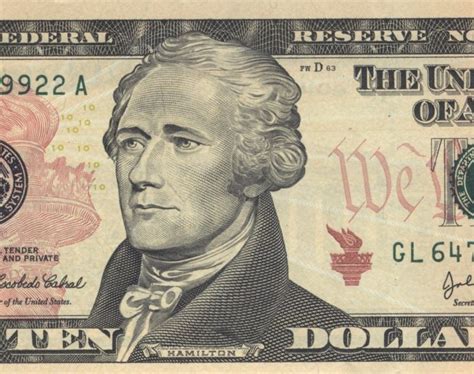 Alexander Hamilton on the $10 bill | Who2