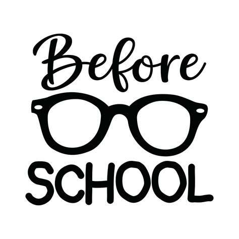 Before school Vector illustration with hand-drawn lettering on texture background prints and ...