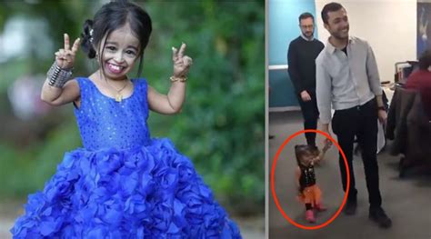 Shortest Woman Alive 'Jyoti Amge' Celebrates 30th Birthday - Watch Video - YARDHYPE