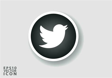 Twitter logo. Twitter social media icon logotype. Twitter flat Icon ...