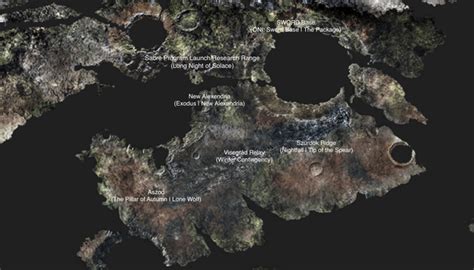 Map of Reach (including the level locations) : r/halo