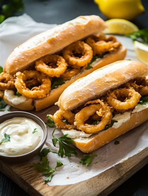 Fried Calamari Sandwich | Homemade Recipes