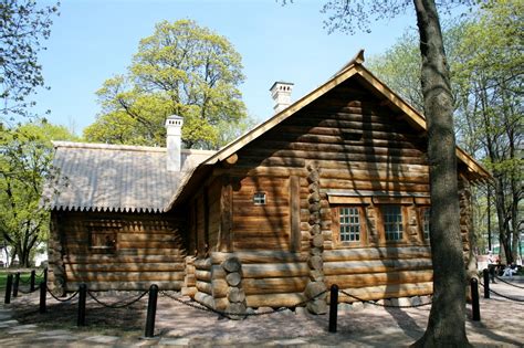 Log Cabin Of Tsar Peter The Great Free Stock Photo - Public Domain Pictures