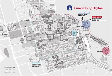 University Of Dayton Campus Map - Almire Marcelia