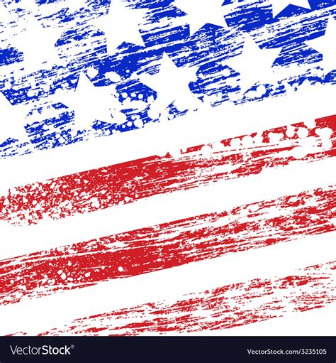 Grunge usa flag Royalty Free Vector Image - VectorStock