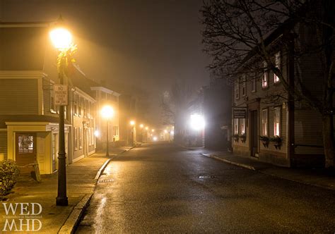 A Foggy Night in Marblehead - State Street - Marblehead, MA