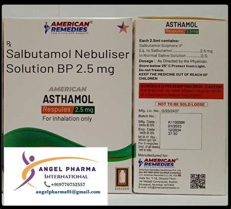 ASTHAMOL Salbutamol Nebulizer Solution at Rs 50/piece in Nagpur | ID: 2850230284855