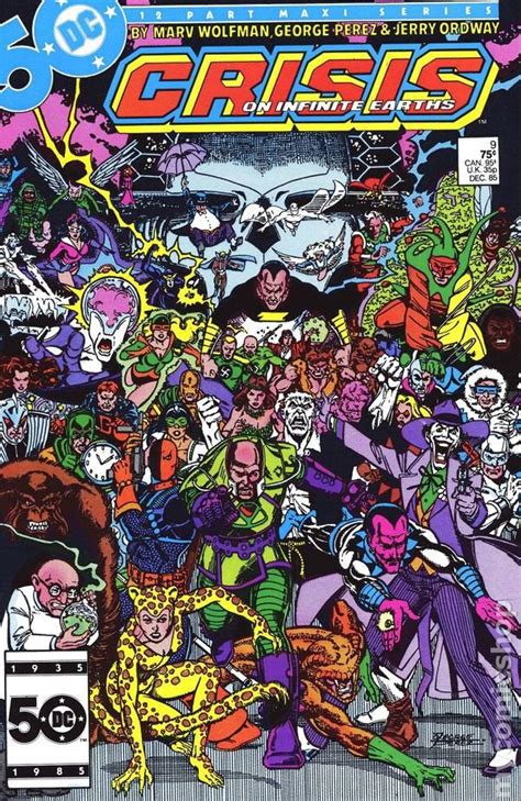 Crisis On Infinite Earths #9 (1985)--George Perez : r/imagesofthe1980s