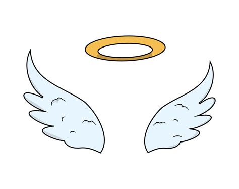 Angel Aureola Wing Icon White Angel Wings And A Halo - vrogue.co