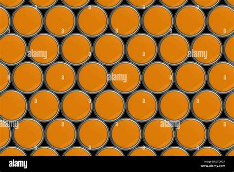 orange background with bucket of color Stock Photo - Alamy