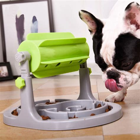 SMARTPET Interactive Pet Drum Drain Slow Feeder Dog Feeding Food Bowls Pet Slow Feeder Puppy ...