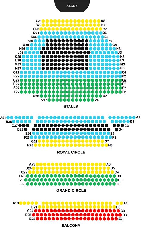 Noël Coward Theatre Seating Plan | London Theatre Guide