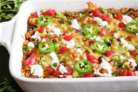 How to Make Chicken Taco Casserole With Rice