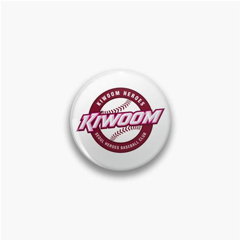 "Kiwoom Heroes KBO Logo" Pin for Sale by jordansarcher | Redbubble