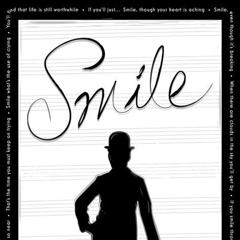 Chaplin Smile Lyrics, Art Print - Etsy