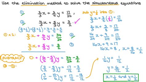 Solving Simultaneous Linear Equations Using Elimination - Tessshebaylo