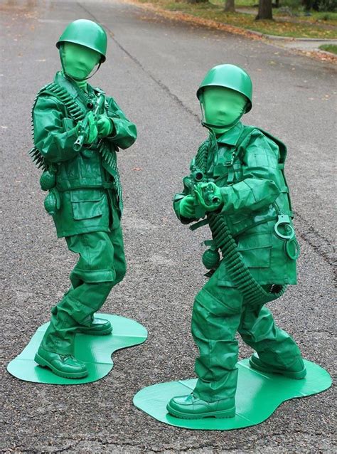 Mens Toy Story Green Army Man Costume - ToyWalls