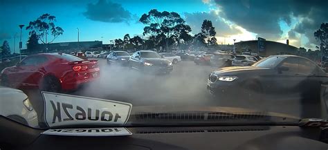 Chevrolet Camaro Driver Picks the Wrong Car to Do a Burnout in Front Of ...