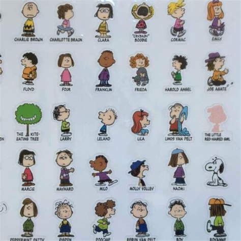 Snoopy Sticker Sheet All stars 77 Characters Peanuts Museum Tokyo exclusive | eBay