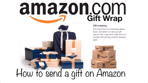 AMAZON GIFT WRAP OPTION! I How to send a gift on amazon I Online gift wrap review! - YouTube