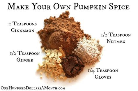 DIY - Pumpkin Pie Spice Recipe - One Hundred Dollars a Month