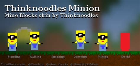 Mine Blocks - "Thinknoodles Minion" skin by Thinknoodles