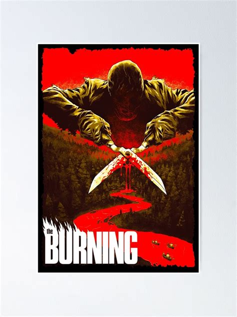 "The Burning Horror Movie" Poster for Sale by alessiofano | Redbubble