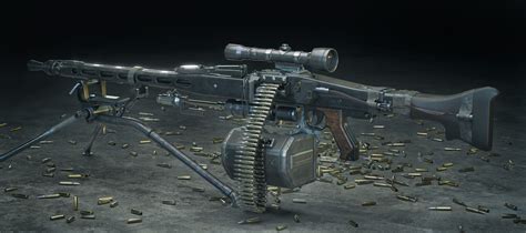 ArtStation - MG-42 Custom Machine Gun