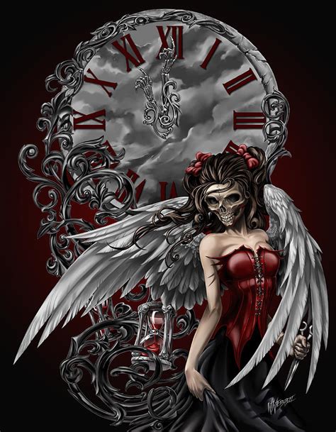 Gothic Angel Digital Art by William Webb - Pixels