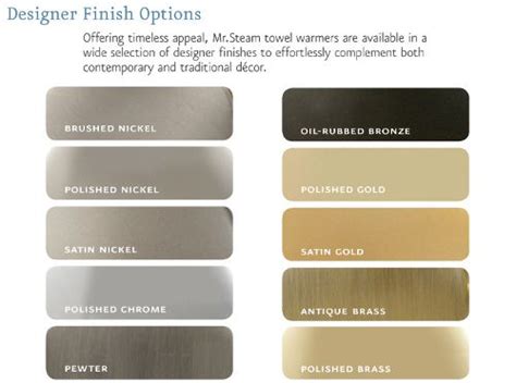 color chart brushed nickel polished nickel | Satin nickel hardware, Brushed nickel, Satin nickel